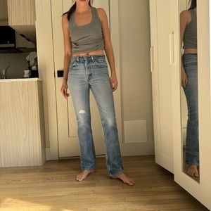 Size 26 517/505 student fit orange tab vintage Levi’s